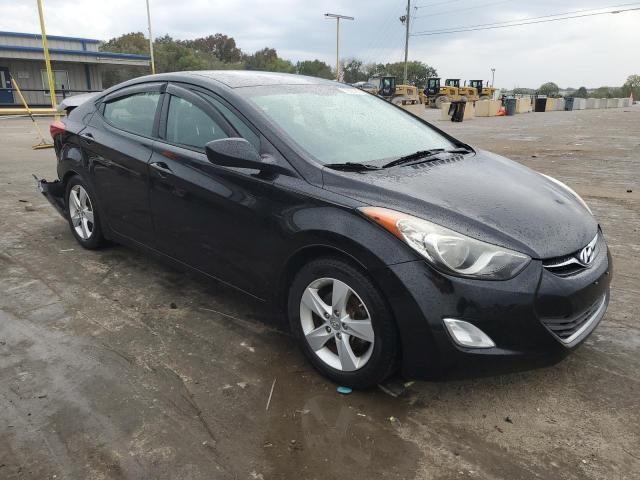 5NPDH4AEXDH438058 - 2013 HYUNDAI ELANTRA GLS BLACK photo 4