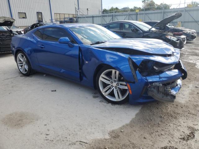 1G1FB1RS8J0177386 - 2018 CHEVROLET CAMARO LT 蓝色 照片 4