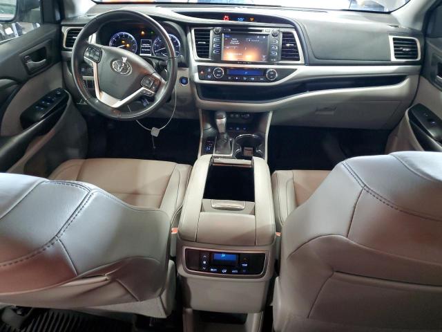 5TDJZRFHXKS605509 - 2019 TOYOTA HIGHLANDER SE GRAY photo 8