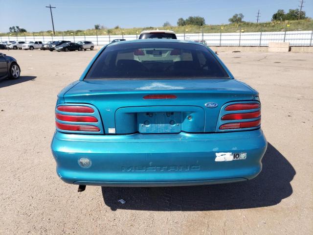 1FALP4045RF130357 - 1994 FORD MUSTANG TEAL photo 6