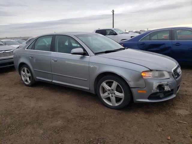 WAUAF78E58A046342 - 2008 AUDI A4 2.0T GRAY photo 4