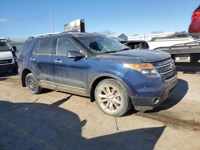 1FMHK7F96CGA53496 - 2012 FORD EXPLORER LIMITED BLUE photo 1