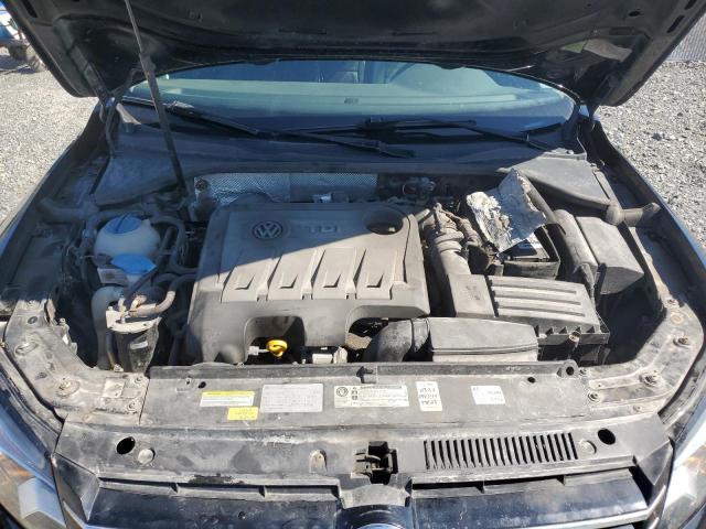 1VWCN7A37EC019373 - 2014 VOLKSWAGEN PASSAT SEL შავი ფოტო 11