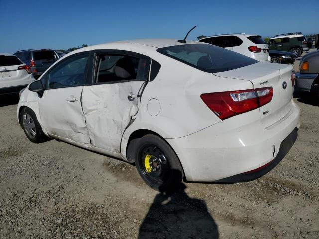 KNADM4A37G6564917 - 2016 KIA RIO LX WHITE photo 2