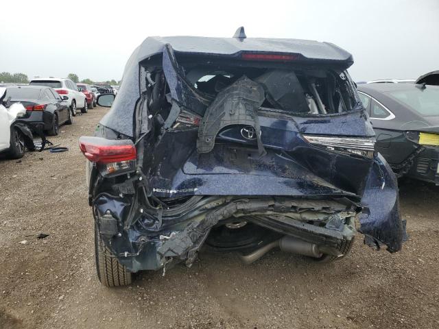 5TDBZRBH3LS023831 - 2020 TOYOTA HIGHLANDER L BLUE photo 6