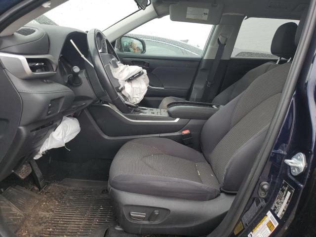 5TDBZRBH3LS023831 - 2020 TOYOTA HIGHLANDER L BLUE photo 7