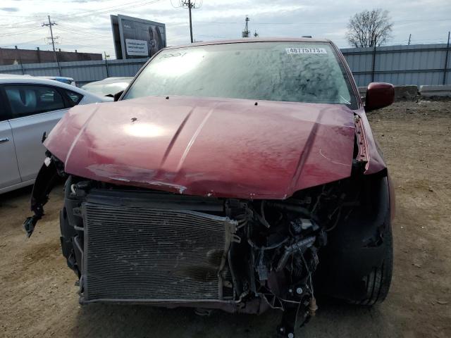 2C4RC1BG2CR282750 - 2012 CHRYSLER TOWN & COU TOURING RED photo 5