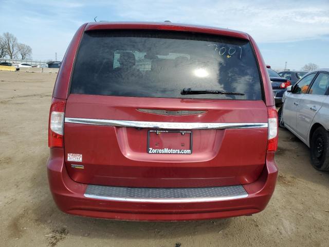 2C4RC1BG2CR282750 - 2012 CHRYSLER TOWN & COU TOURING RED photo 6