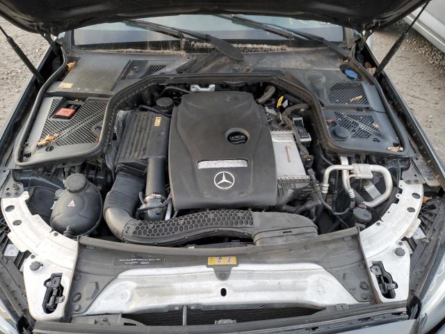 55SWF4KB8FU081756 - 2015 MERCEDES-BENZ C 300 4MATIC CHARCOAL photo 11