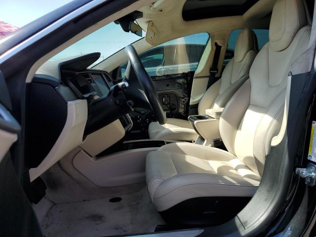 5YJSA1E22JF259548 - 2018 TESLA MODEL S Սև լուսանկար 7