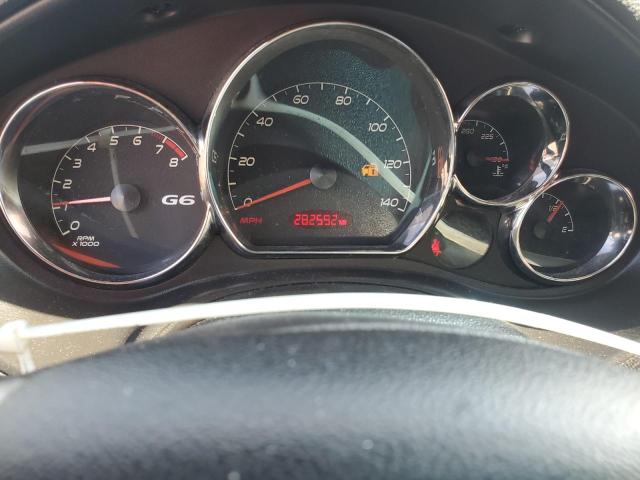 1G2ZG57B884127661 - 2008 PONTIAC G6 BASE BLACK photo 9