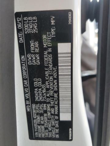YV4952DL4D2381190 - 2013 VOLVO XC60 3.2 WHITE photo 13