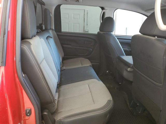 1N6AA1EC0MN523809 - 2021 NISSAN TITAN S RED photo 10