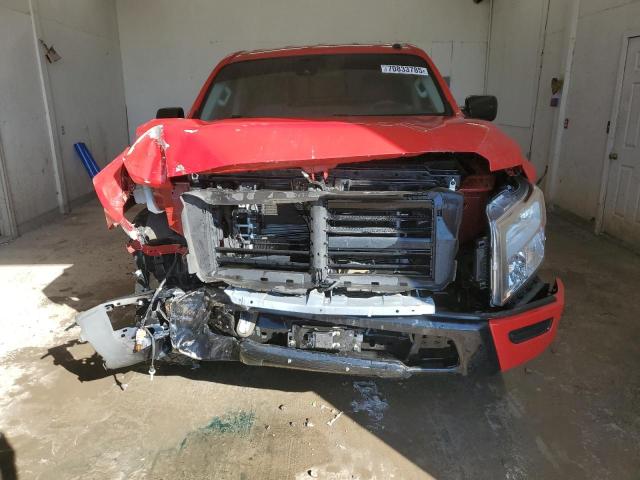 1N6AA1EC0MN523809 - 2021 NISSAN TITAN S RED photo 5