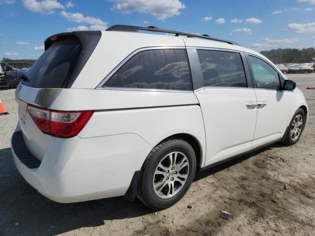 5FNRL5H41CB114050 - 2012 HONDA ODYSSEY EX WHITE photo 3