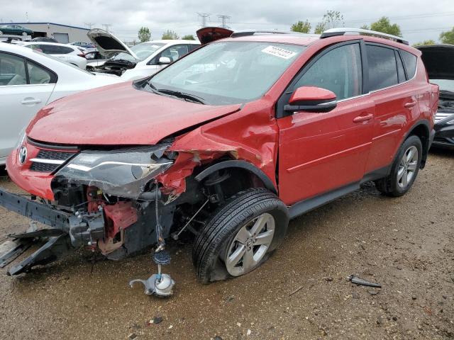 2T3RFREV3FW407989 - 2015 TOYOTA RAV4 XLE RED photo 1