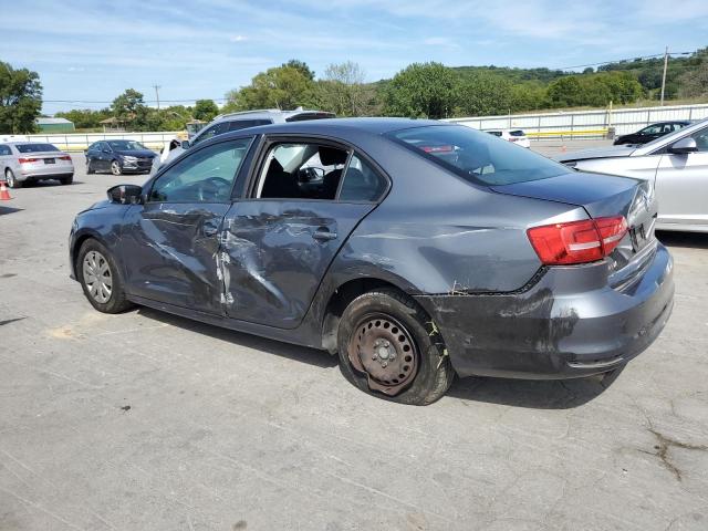 3VW2K7AJ8FM278392 - 2015 VOLKSWAGEN JETTA BASE GRAY photo 2