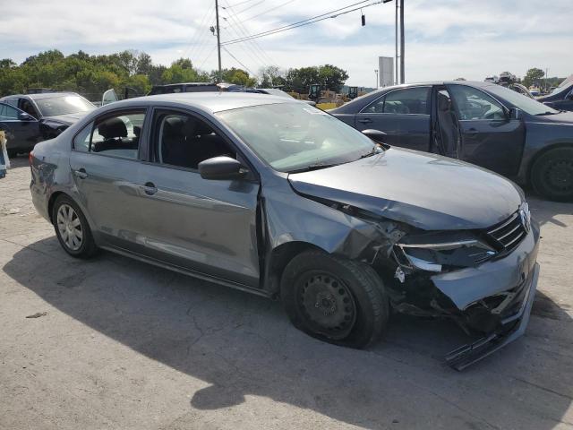 3VW2K7AJ8FM278392 - 2015 VOLKSWAGEN JETTA BASE GRAY photo 4