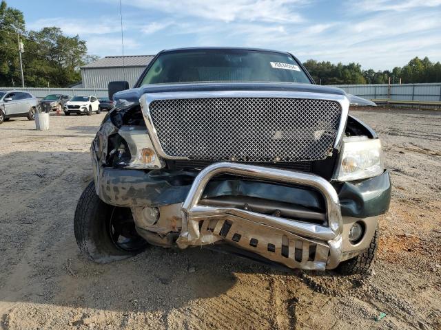 1FTPW14586KA90164 - 2006 FORD F150 SUPERCREW GREEN photo 5