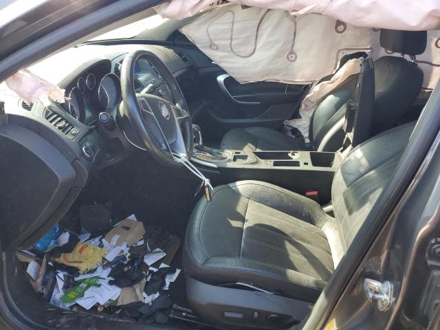 W04GP5EC7B1003849 - 2011 BUICK REGAL CXL CHARCOAL photo 7