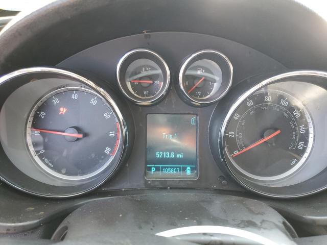 W04GP5EC7B1003849 - 2011 BUICK REGAL CXL CHARCOAL photo 9