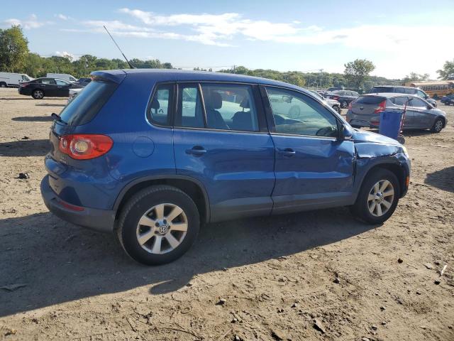 WVGBV7AX0AW003716 - 2010 VOLKSWAGEN TIGUAN SE BLUE photo 3