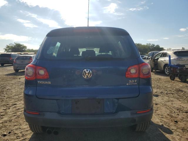 WVGBV7AX0AW003716 - 2010 VOLKSWAGEN TIGUAN SE BLUE photo 6