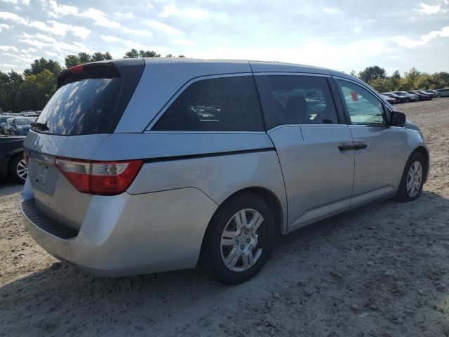 5FNRL5H29DB005903 - 2013 HONDA ODYSSEY LX SILVER photo 3