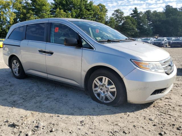 5FNRL5H29DB005903 - 2013 HONDA ODYSSEY LX SILVER photo 4