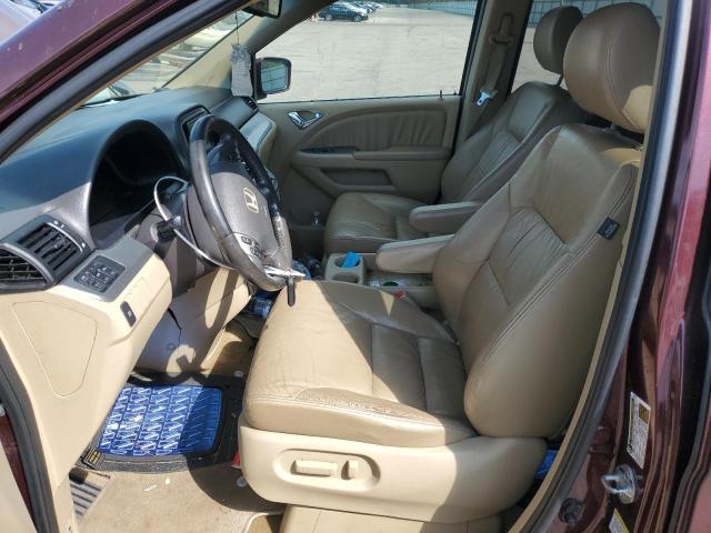 5FNRL38628B086594 - 2008 HONDA ODYSSEY EXL Марун фото 7