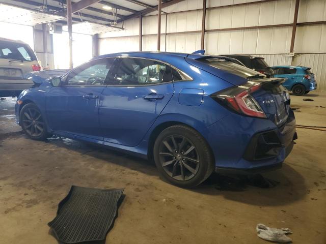 SHHFK7H6XMU416522 - 2021 HONDA CIVIC EX BLUE photo 2
