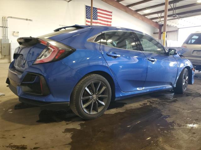 SHHFK7H6XMU416522 - 2021 HONDA CIVIC EX BLUE photo 3