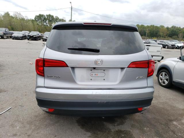 5FNYF6H83HB050595 - 2017 HONDA PILOT EXL SILVER photo 6