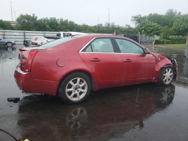 1G6DS57V380185945 - 2008 CADILLAC CTS HI FEATURE V6 RED photo 3