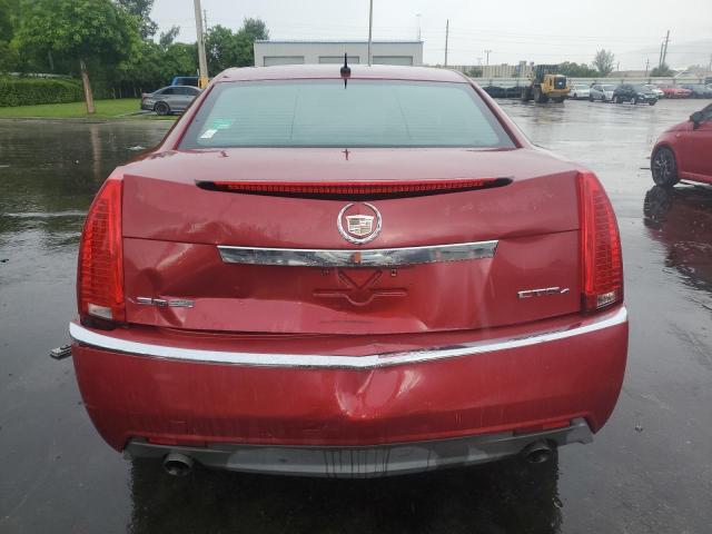 1G6DS57V380185945 - 2008 CADILLAC CTS HI FEATURE V6 RED photo 6