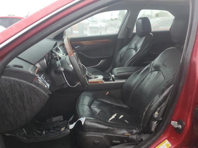 1G6DS57V380185945 - 2008 CADILLAC CTS HI FEATURE V6 RED photo 7