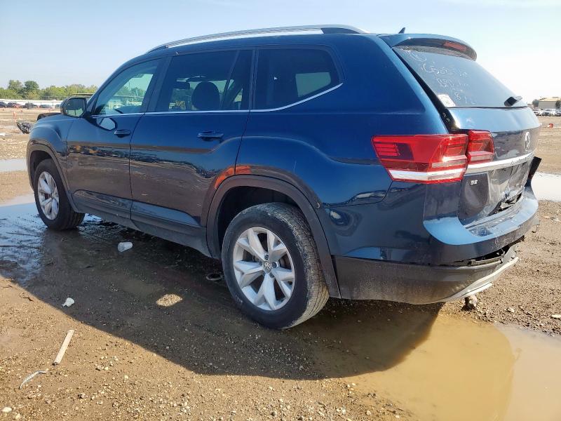 1V2CR2CA5JC563014 - 2018 VOLKSWAGEN ATLAS SE Niebieski zdjęcie 2