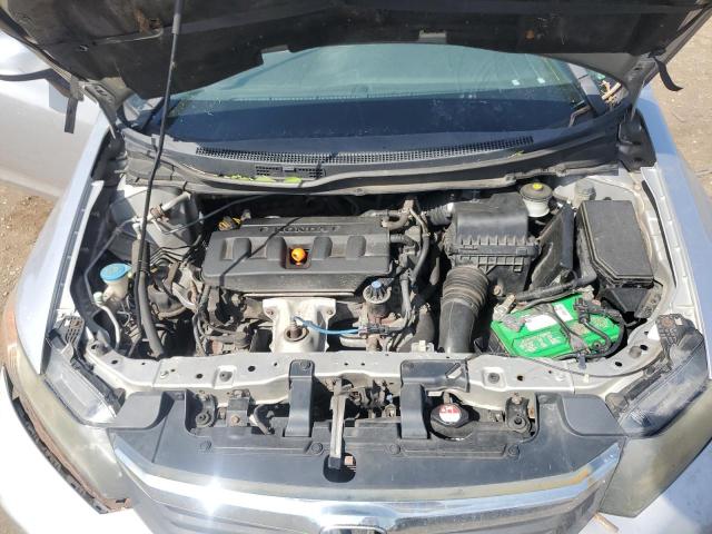 19XFB2E54CE065904 - 2012 HONDA CIVIC LX SILVER photo 11