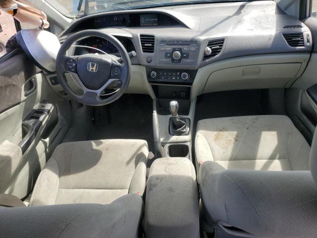 19XFB2E54CE065904 - 2012 HONDA CIVIC LX SILVER photo 8