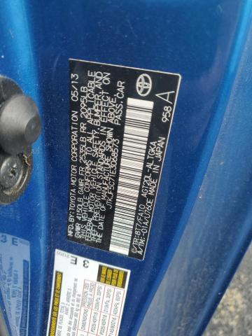 JTKJF5C71E3068573 - 2014 TOYOTA SCION TC 蓝色 照片 12