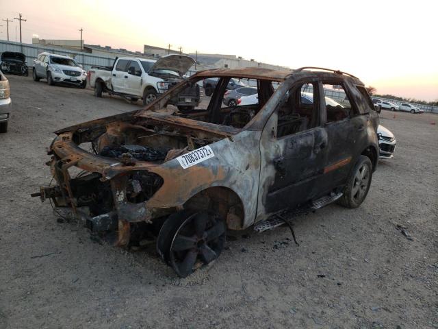 4JGBB8GB6BA723059 - 2011 MERCEDES-BENZ ML 350 4MATIC BURN photo 1