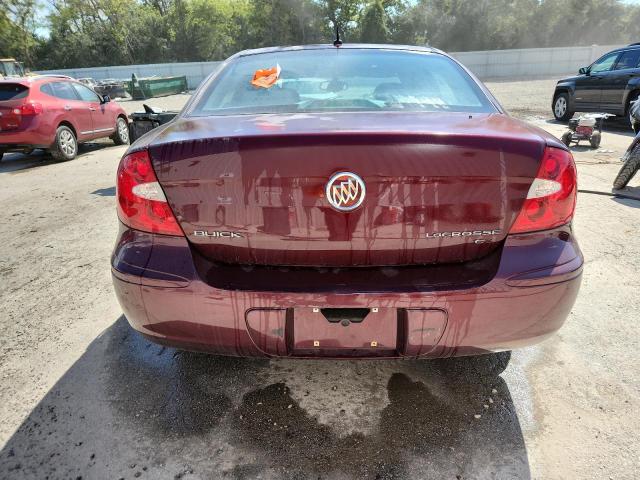 2G4WC582071244200 - 2007 BUICK LACROSSE CX Bordeaux photo 6