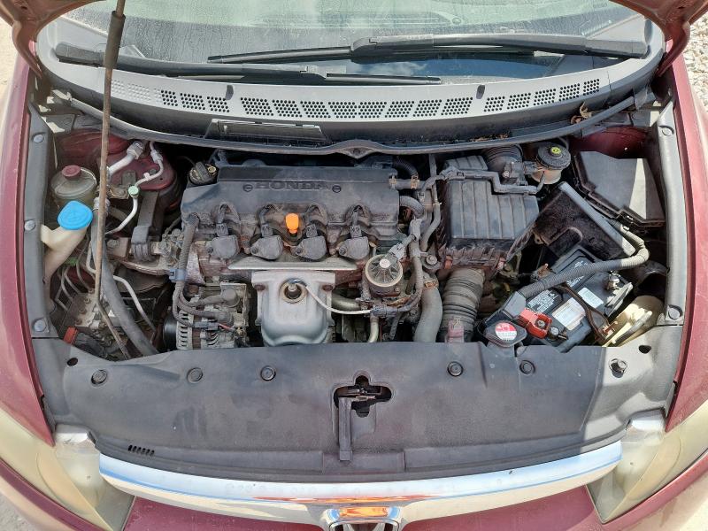 1HGFA16837L065364 - 2007 HONDA CIVIC EX RED photo 11