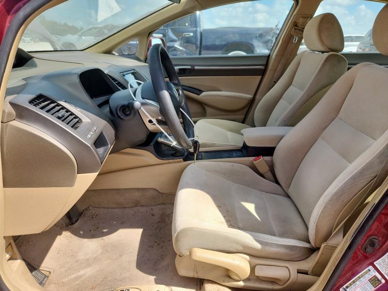 1HGFA16837L065364 - 2007 HONDA CIVIC EX RED photo 7