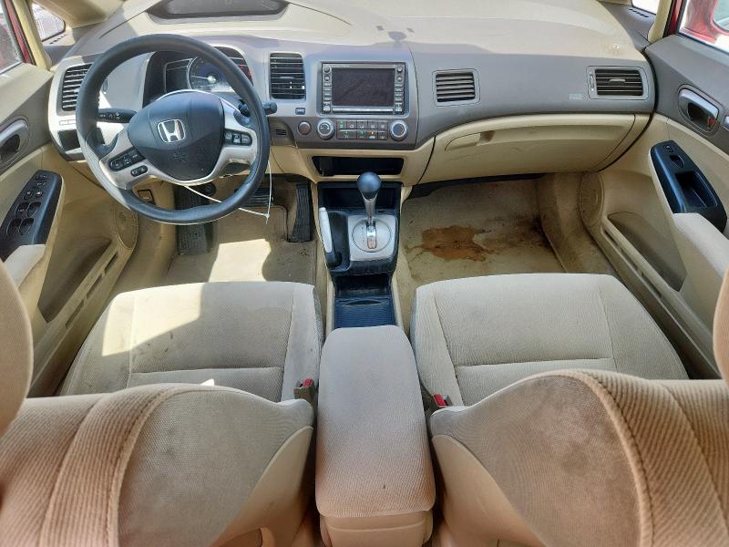 1HGFA16837L065364 - 2007 HONDA CIVIC EX RED photo 8