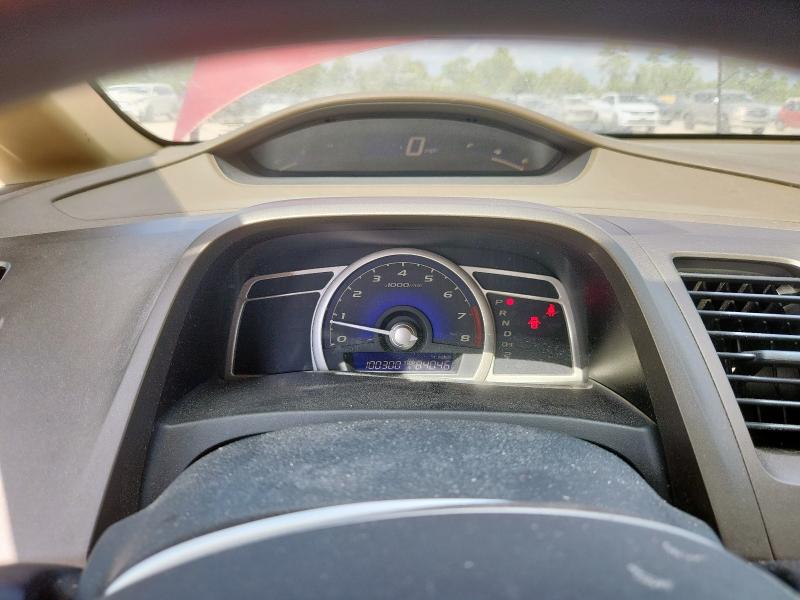 1HGFA16837L065364 - 2007 HONDA CIVIC EX RED photo 9