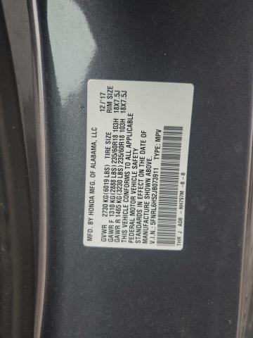 5FNRL6H52JB073911 - 2018 HONDA ODYSSEY EX Grafit foto 13