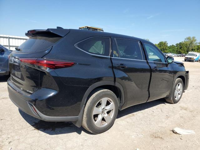 5TDBZRBH9LS521130 - 2020 TOYOTA HIGHLANDER L BLACK photo 3