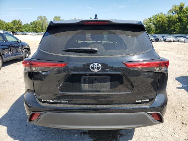 5TDBZRBH9LS521130 - 2020 TOYOTA HIGHLANDER L BLACK photo 6