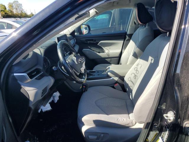 5TDBZRBH9LS521130 - 2020 TOYOTA HIGHLANDER L BLACK photo 7